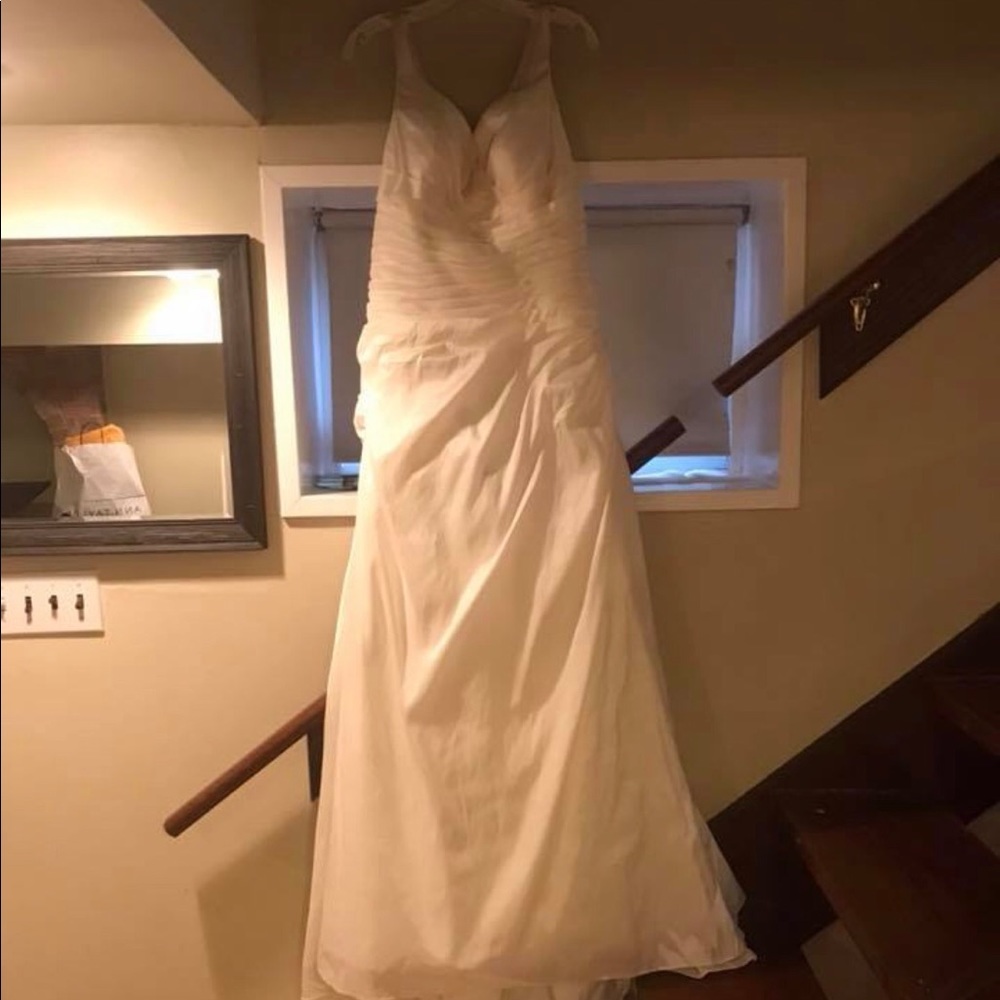 Custom made wedding dress